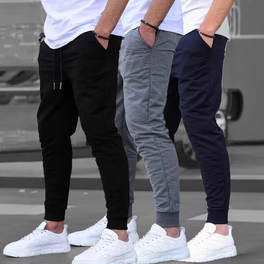 Men's Terry Cloth Casual Trousers | Relaxed Fit S-2XL