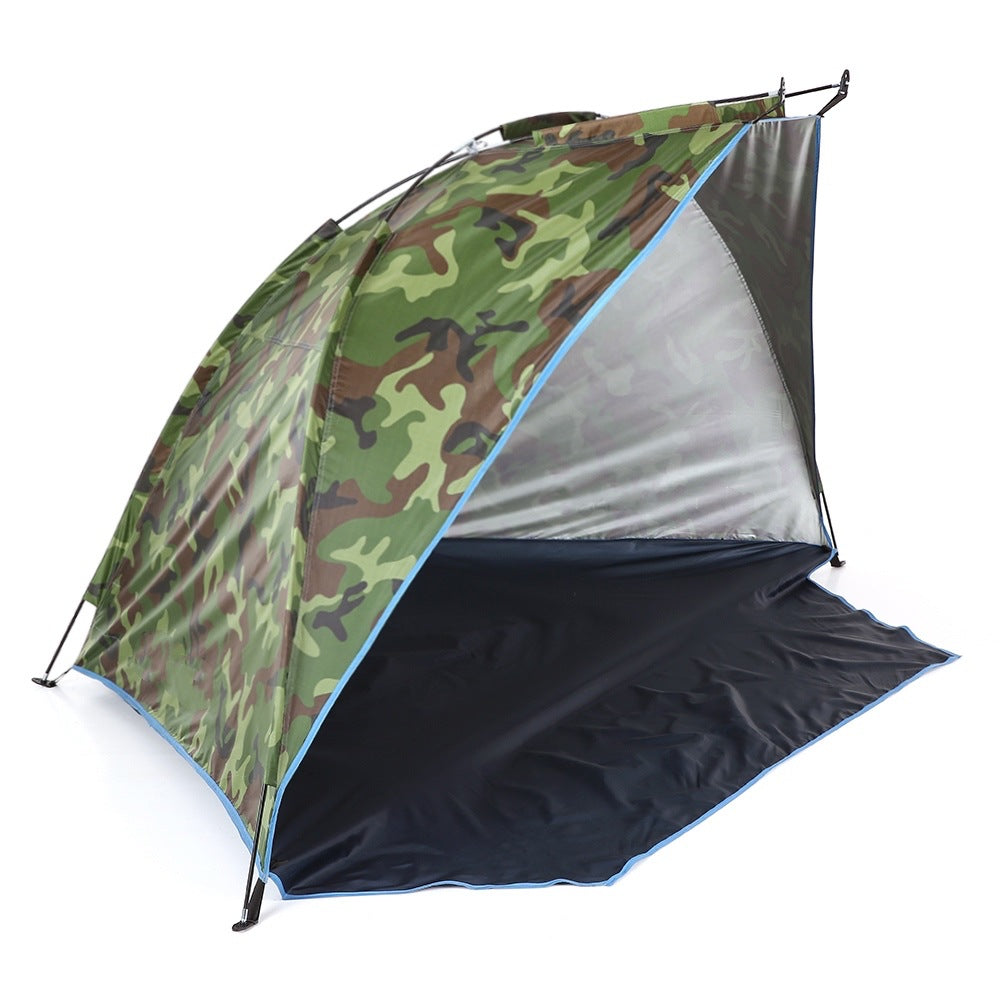 2-Person Waterproof Camping & Fishing Tent – Lightweight Windproof Blue, Green & Camouflage