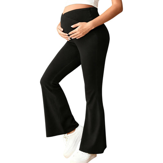 Women's Maternity High-Waist Slim Jeans with Belly Support