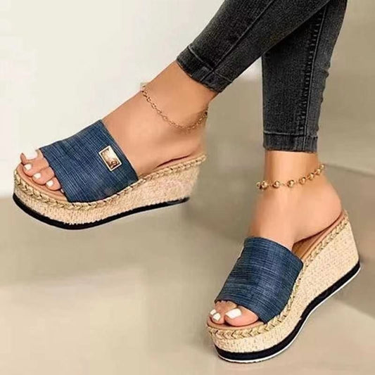 Women's Peep Toe Slip-On Mule Sandals | EU 35–43