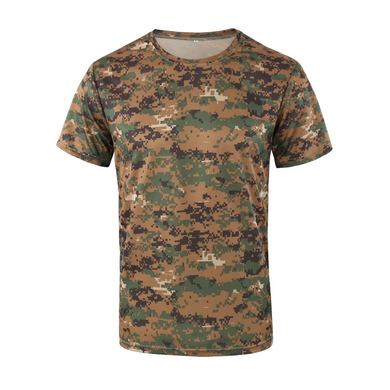 Men's Camo Print T-Shirt – Breathable Sports Top | 3 Styles | Sizes S–3XL