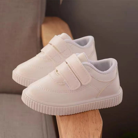 Kids PU Leather Casual Flat Shoes | Sizes 21-30