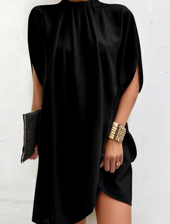 Women's Casual Polyester Dress — Plus Size