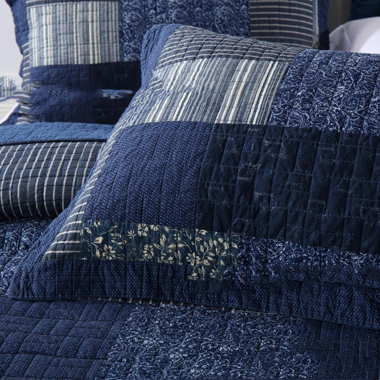 Pure Cotton Floral Quilt Set | 3 Piece | 2 Sizes