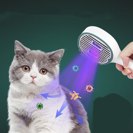 Electric Self-Cleaning Pet Grooming Comb – USB Rechargeable | Dogs & Cats