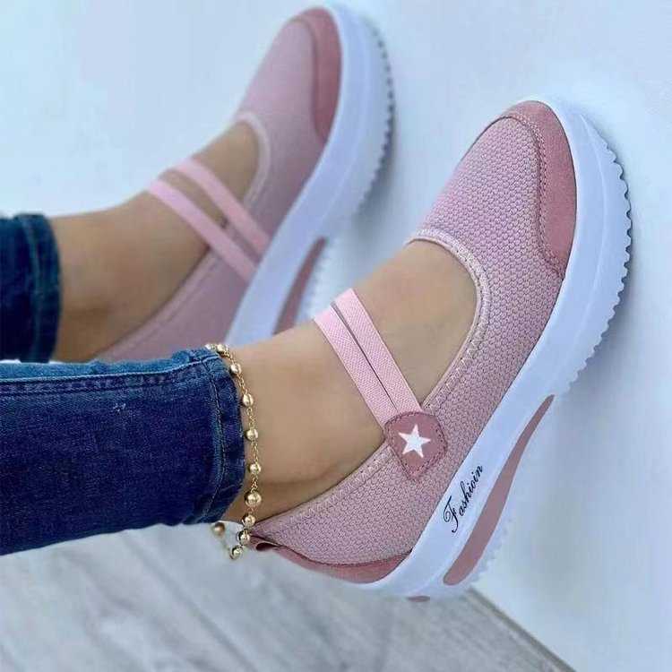 Women's Wedge Heel Velcro Casual Shoes | 5 Colours | EU 35-43