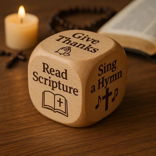 Handmade Wooden Novelty Decision Dice | Themed Gift
