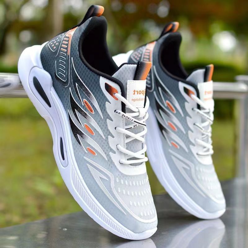 Men's Breathable Mesh Lace-Up Running Trainers | EU 39-44