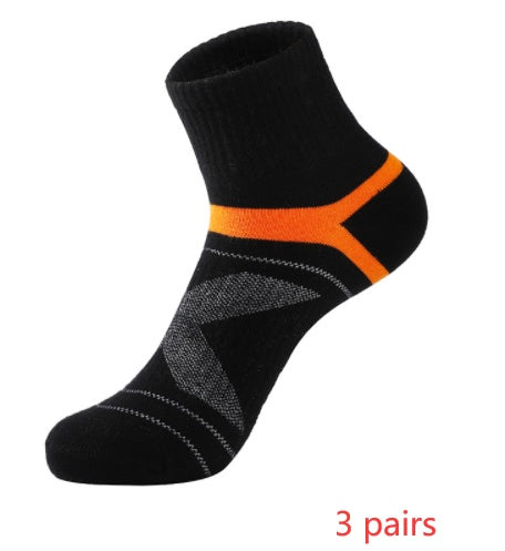 Men's Cotton Jacquard Sports Socks – Single, 3 & 5-Pair Packs