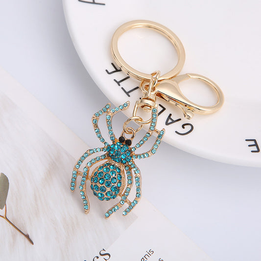 Zinc Alloy Miniature Backpack Keychain | Pink, Blue & Orange