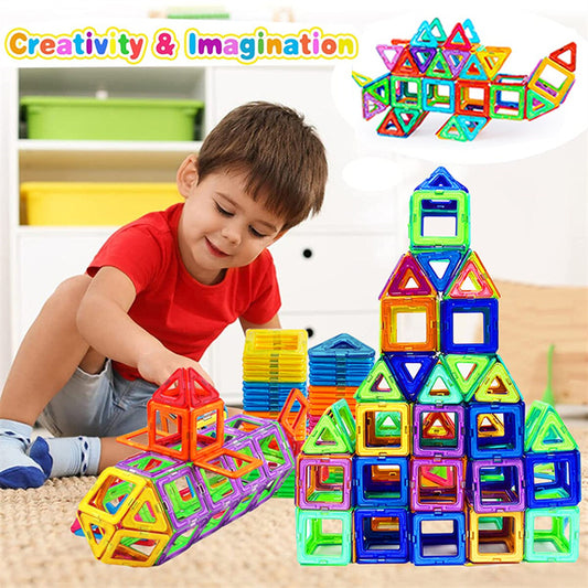 Magnetic Building Blocks Construction Set for Kids
