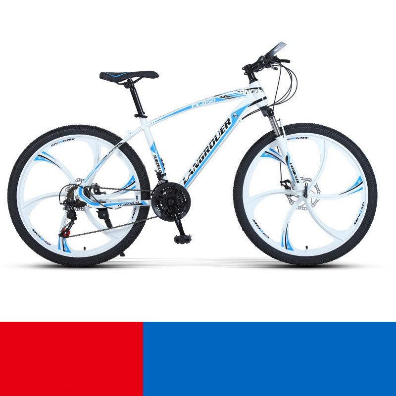 Mountain Bike – Carbon Steel Double Disc Brake Variable Speed Cross-Country