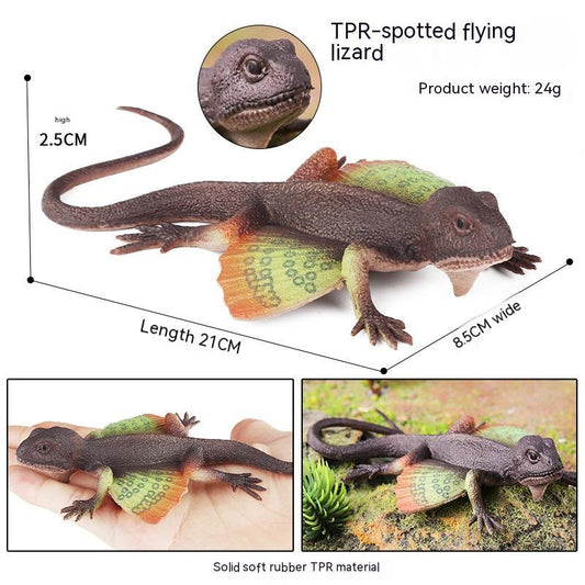 Realistic Lizard Squeeze Toy Soft TPR | Sensory Reptile Figure