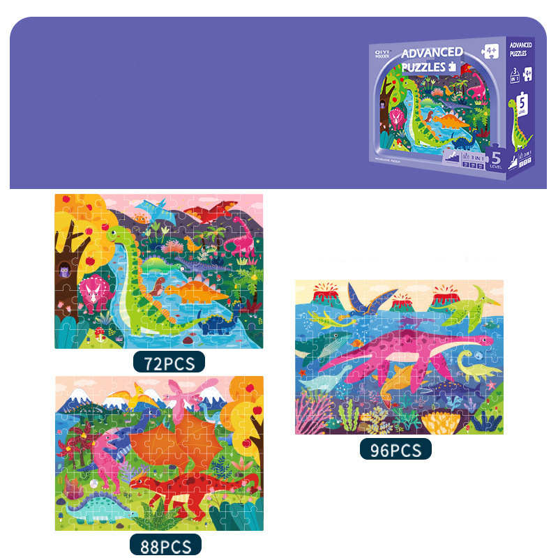 Wooden Jigsaw Puzzle Staged Learning Series 7 Designs Kids - JParker Collections
