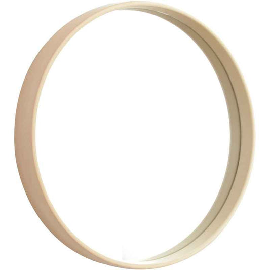 Solid Wood Round Wall Mirror – Natural Log Finish Hanging Mirror for Bathroom & Bedroom