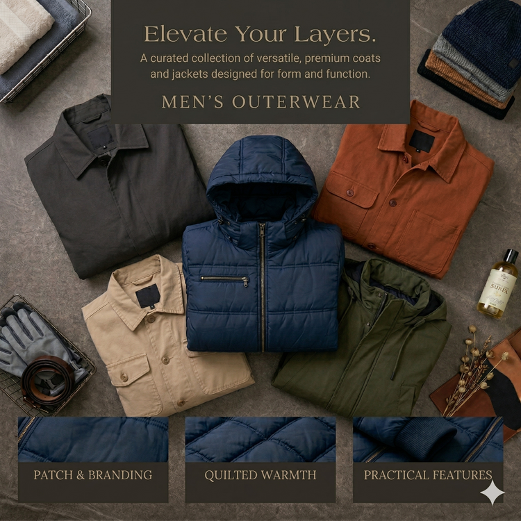Men's Coats Jackets Collection: Elevate Your Style this Season