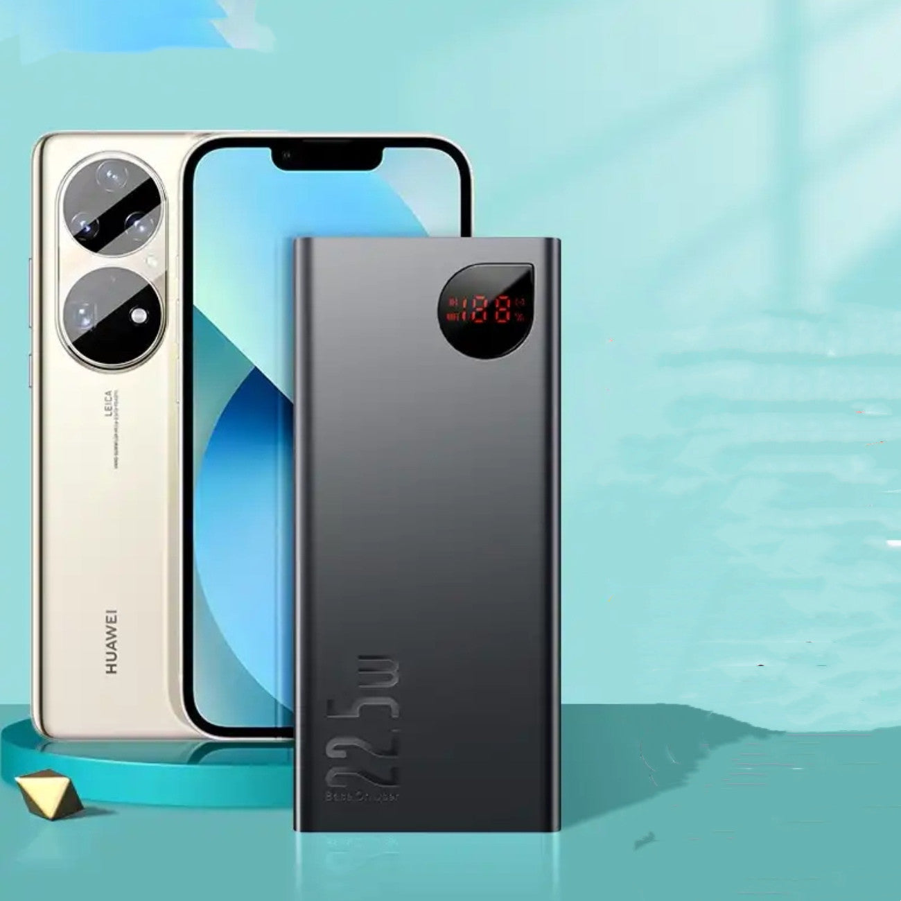 22.5W Super Fast Charge Power Bank – 10,000mAh External Display Multi-Protocol