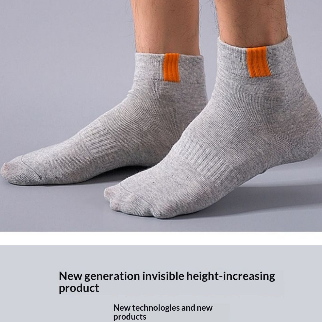 Height-Increasing Heel Lift Socks with Silicone Insole | 2.5–4.5cm