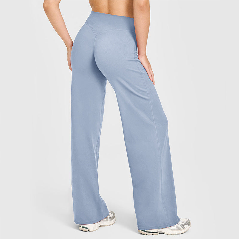 Women's High-Waist Straight-Leg Yoga Pants | Lengthened | 12 Colours