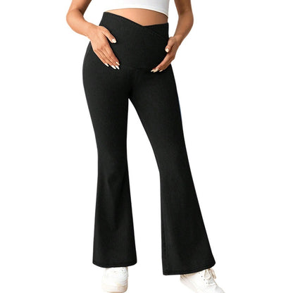 Women's Maternity High-Waist Slim Jeans with Belly Support