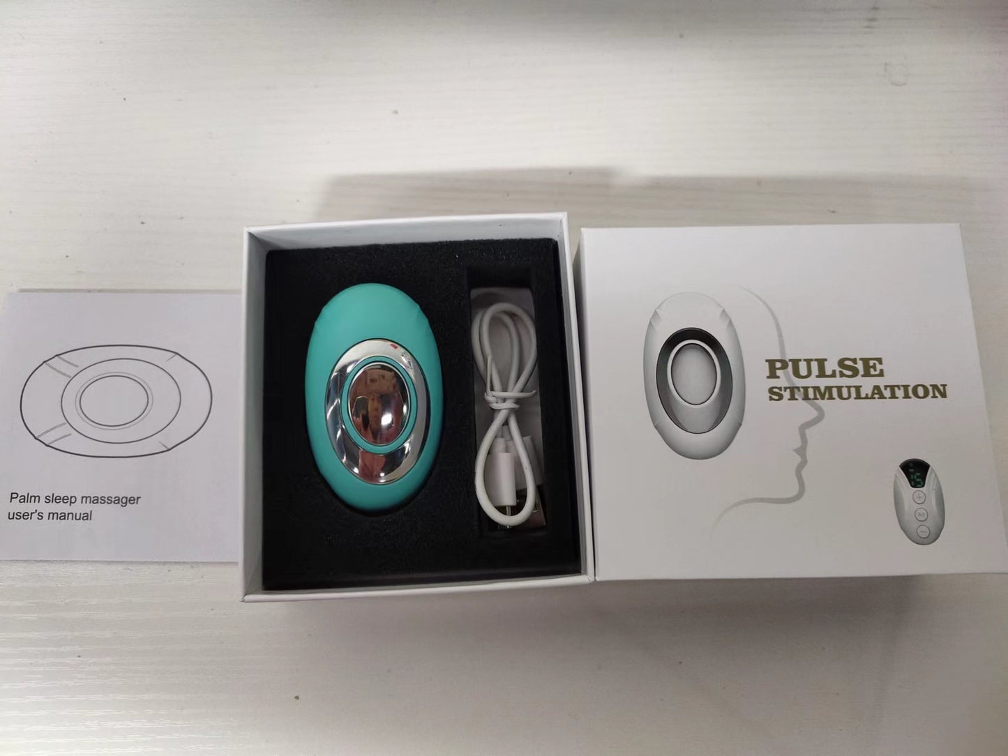 EMS Micro-current Sleep Aid Device - Drug-Free Relaxation & Insomnia Relief Therapy Tool