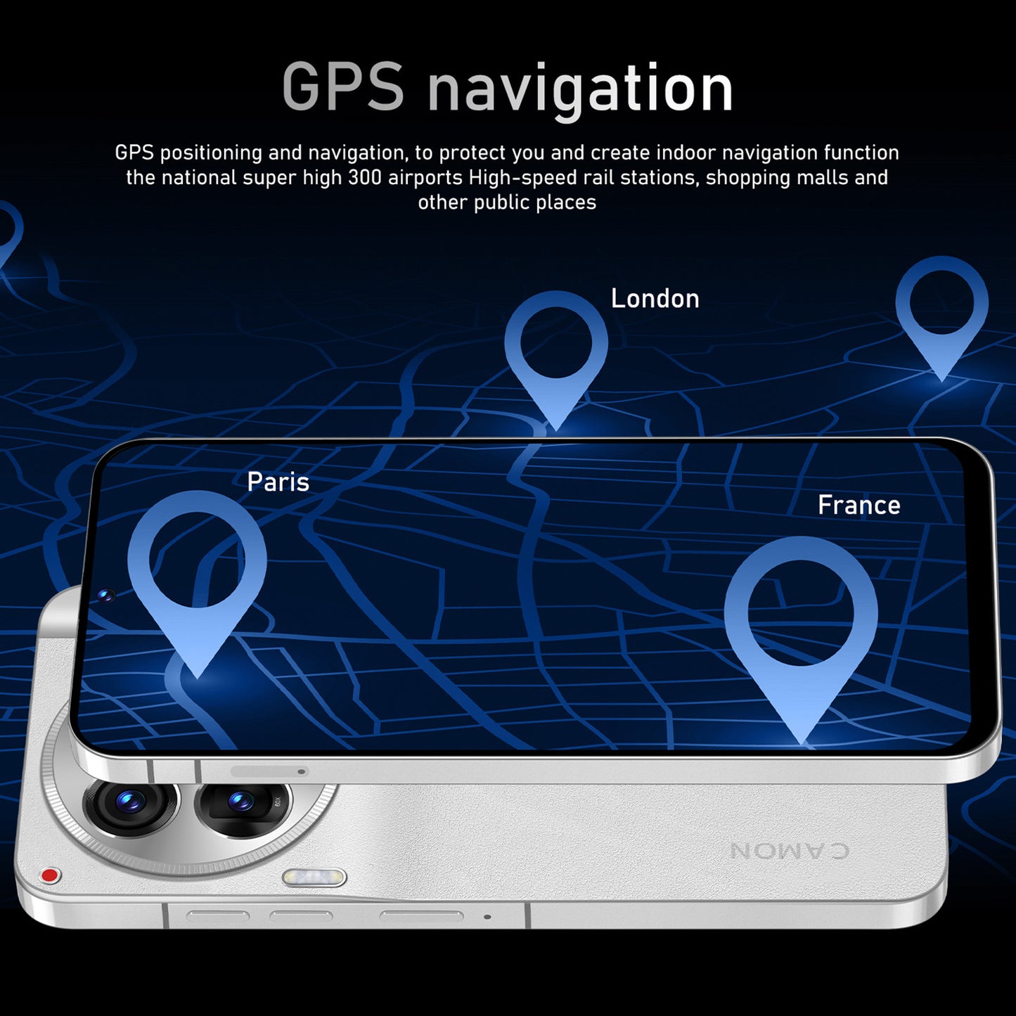 30 Pro Unlocked Smartphone | Android 14, 6.5" HD, 6800mAh, 5G Dual SIM