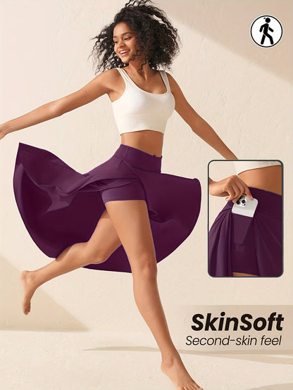 Women's Asymmetric Ruffle Trim Maxi Skirt