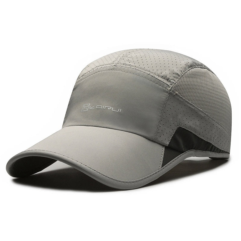 Quick-Dry Breathable Peaked Cap - Lightweight Hollow Unisex