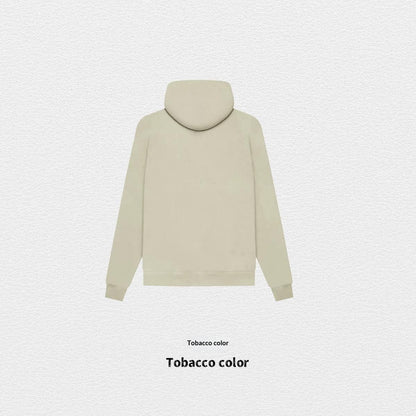 Women's Fleece-Lined Cotton Hoodie | Solid Colour Pullover Sweatshirt