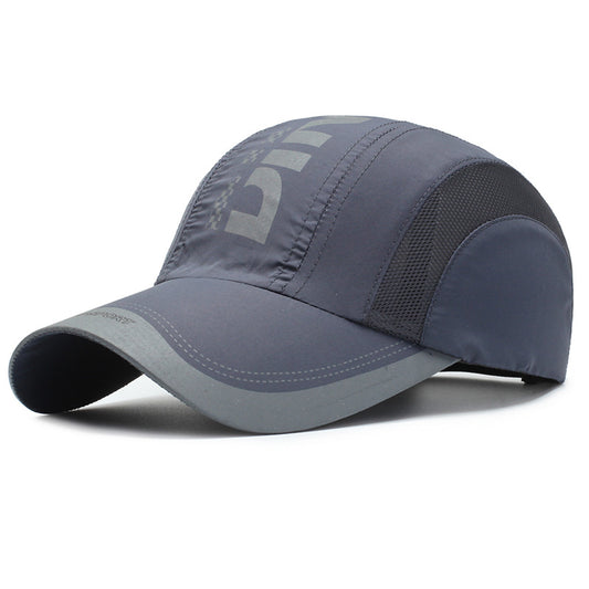 Breathable Polyester Sports Cap - Sun Protection Dome Cap