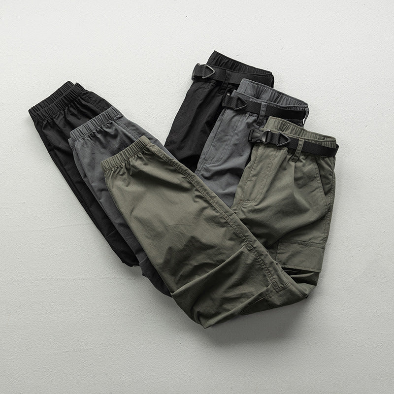 Men's Straight-Leg Smart-Casual Trousers | Army Green, Grey & Black | M-3XL