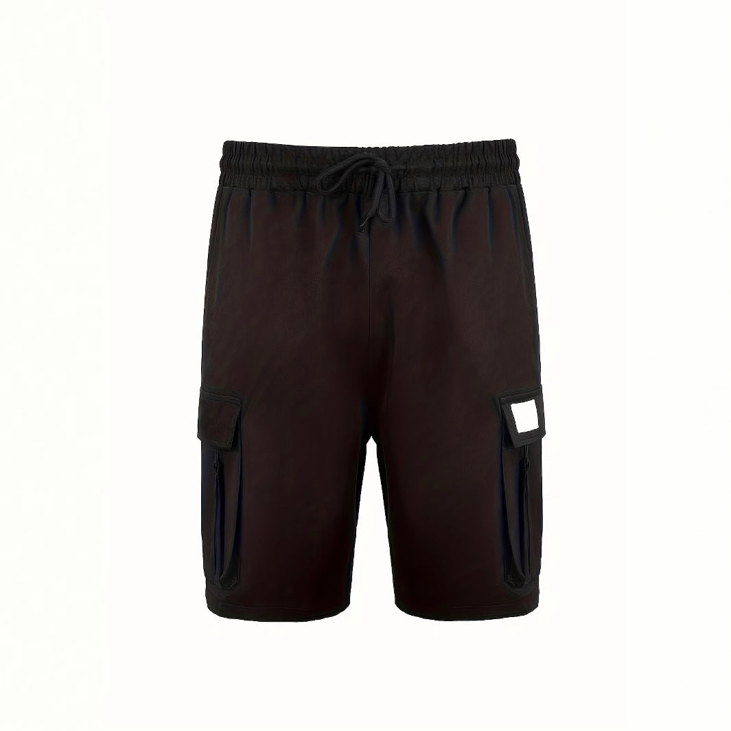 Men's Cotton-Feel Casual Sports Shorts