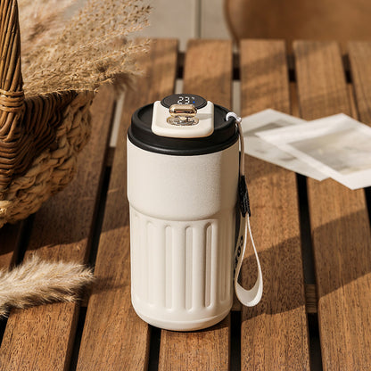 Smart Digital Insulated Tumbler — 316 Stainless Steel Vacuum Flask, 450ml