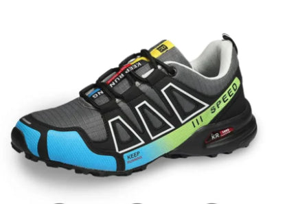 Men's Multicolour Outdoor Sneakers – Non-Slip, All-Season