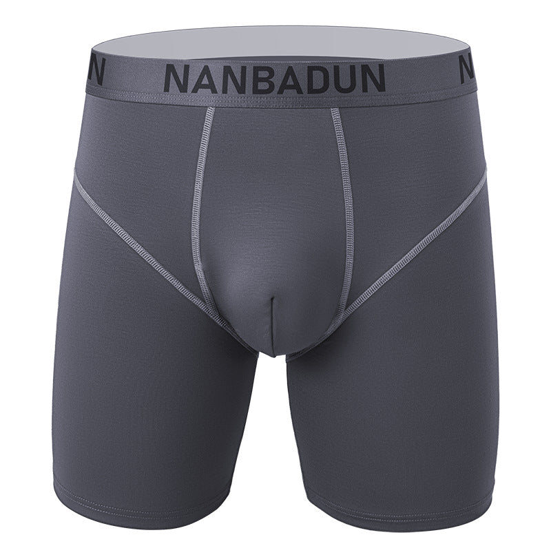 Men's Modal Sports Boxer Briefs – Mid-Waist Breathable 6 Colours