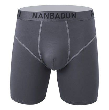 Men's Modal Sports Boxer Briefs – Mid-Waist Breathable 6 Colours