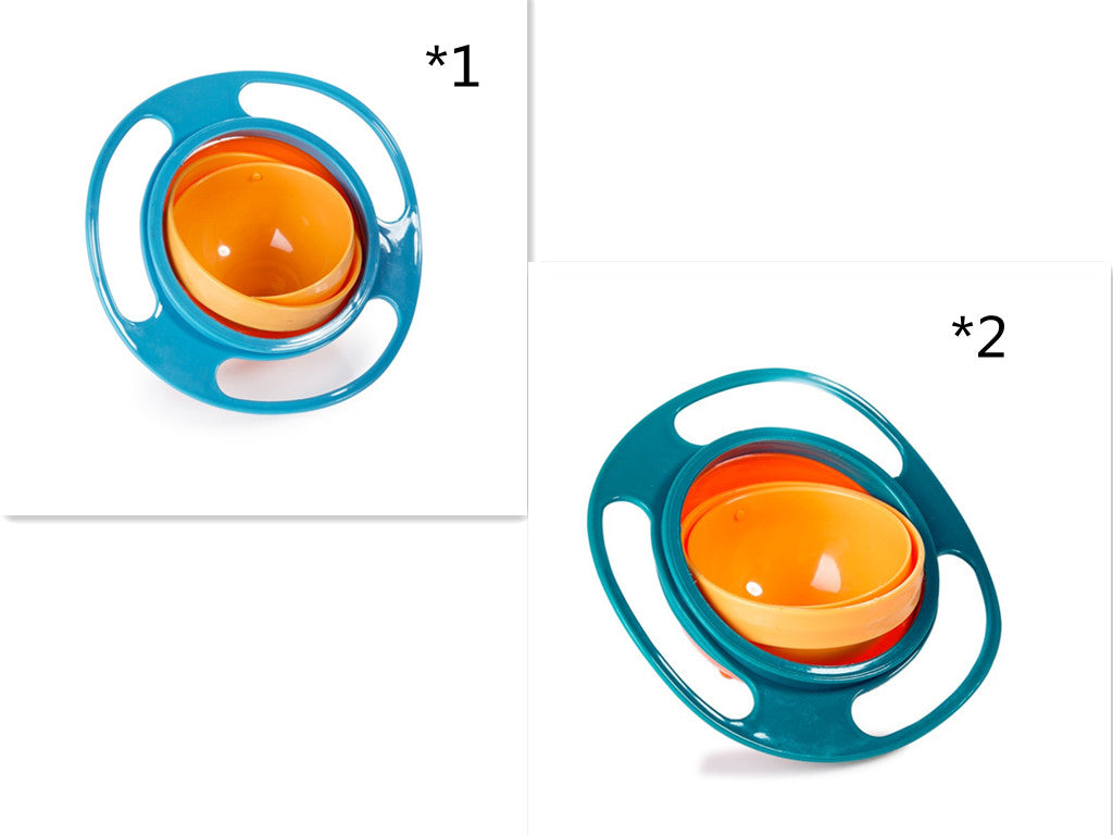 360° Rotating Spill-Proof Baby Bowl