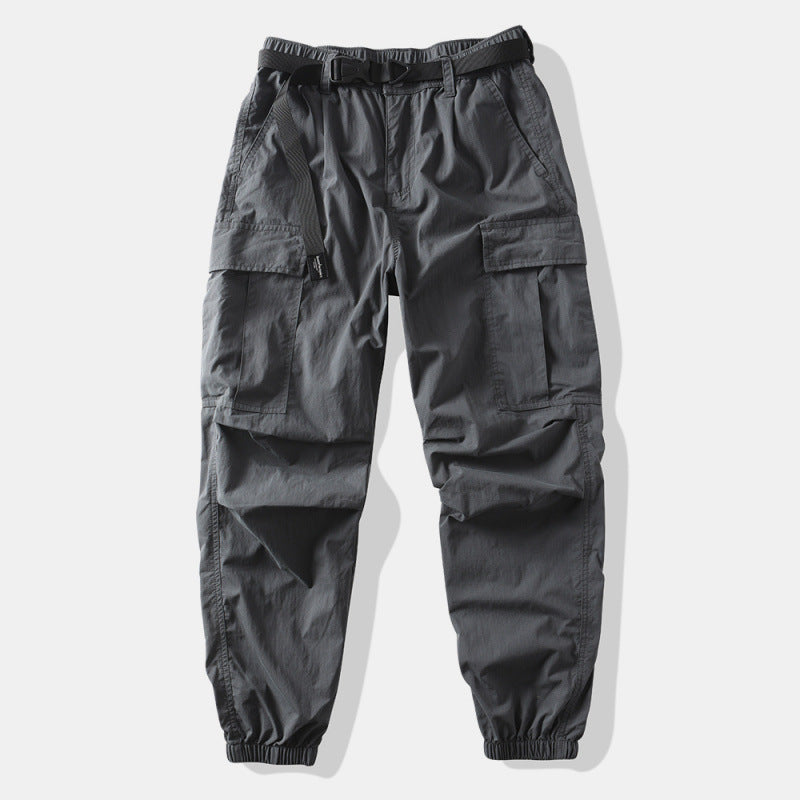 Men's Straight-Leg Smart-Casual Trousers | Army Green, Grey & Black | M-3XL