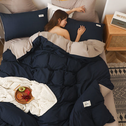 Brushed Polyester Duvet Cover Bedding Set | 13 Colours