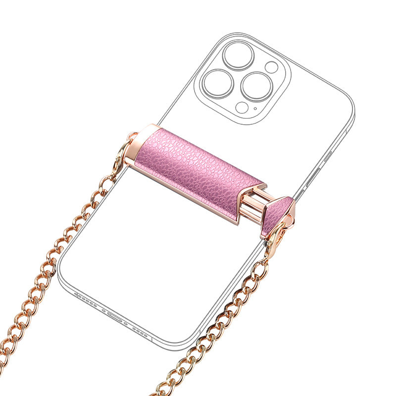 Crossbody Phone Chain Back Clip | Universal Detachable Metal Shoulder Strap