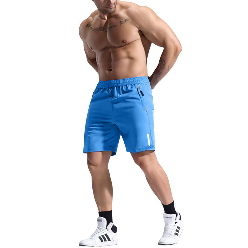 Men's Bamboo Blend Elastic Waist Sports Shorts