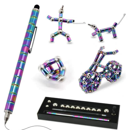 Magnetic Decompression Pen Metal Fidget Toy