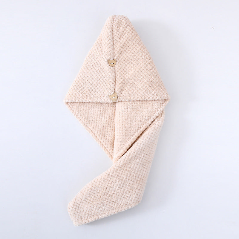 Coral Fleece Hair Drying Cap & Headscarf | Premium Velvet | 19 Colours