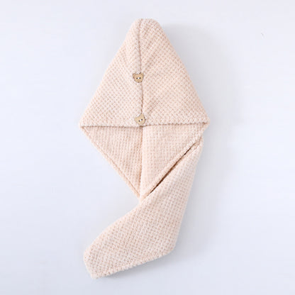 Coral Fleece Hair Drying Cap & Headscarf | Premium Velvet | 19 Colours