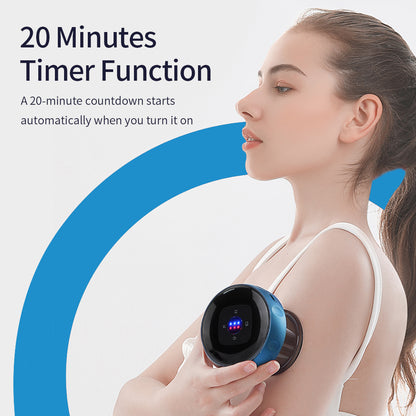 Electric Vacuum Cupping & Gua Sha Massager — Smart Breathing Therapy Device with Heat & Red Light
