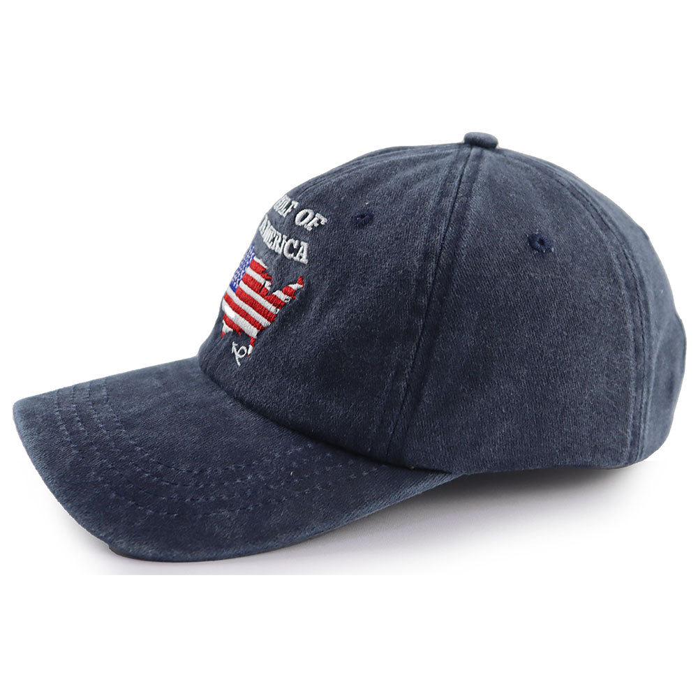Gulf of America Embroidered Baseball Cap | Patriotic Unisex Cotton Hat