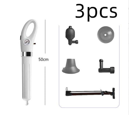 High-Pressure Air Drain Blaster Gun – Toilet & Sink Plunger Unblocking Tool