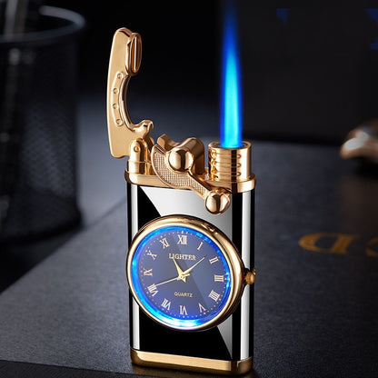 2-in-1 Watch Lighter with Butane Torch Flame
