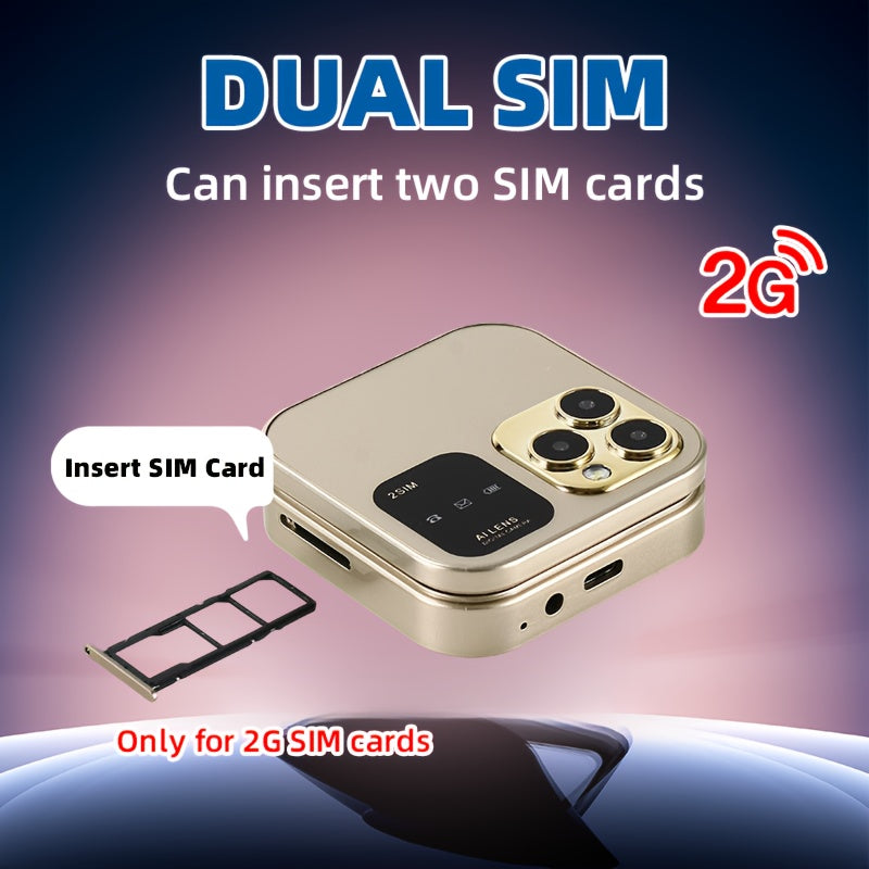 2G Foldable Feature Phone | Dual SIM Travel & Backup Handset