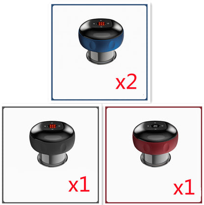 Electric Vacuum Cupping & Gua Sha Massager — Smart Breathing Therapy Device with Heat & Red Light
